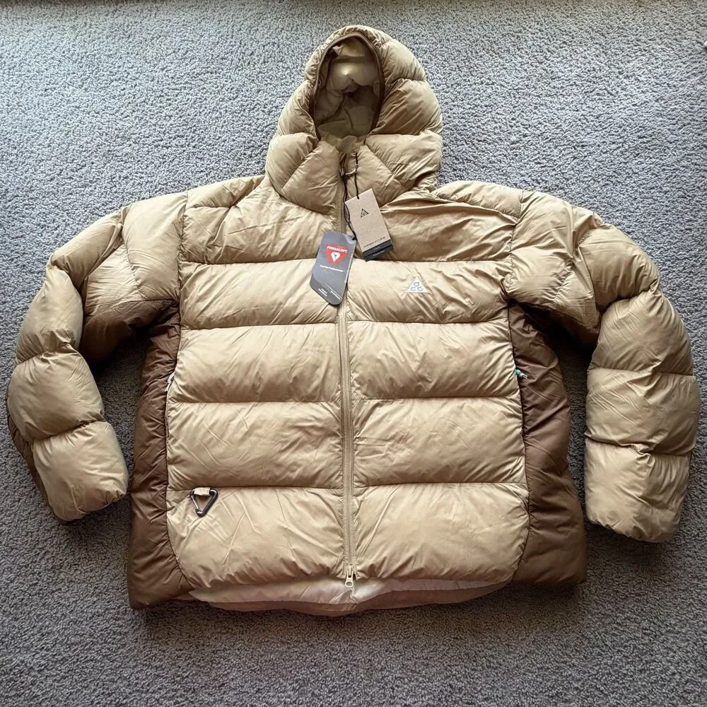Nike ACG “Lunar Lake” Prima-Loft FV8909-297 Brown Beige Jacket Men Size XL NWT